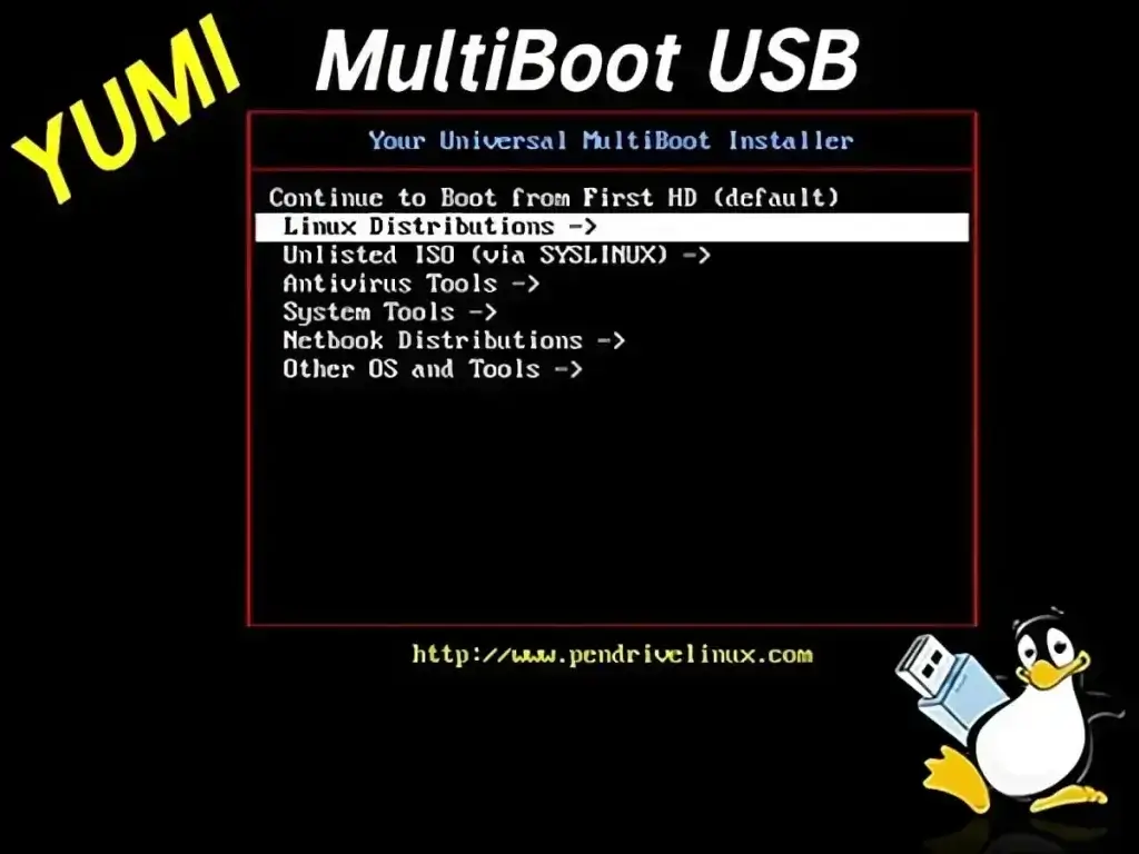 YUMI Legacy - Multiboot Bootable USB Boot Menu