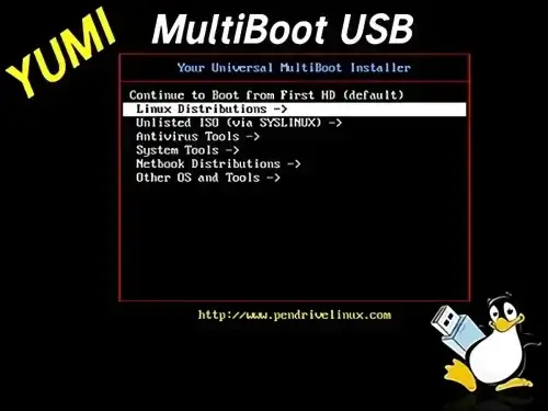 YUMI Legacy Multiboot Bootable USB