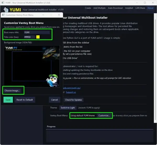 YUMI - Custom Theme